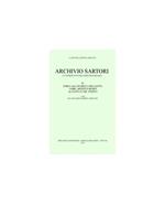 Archivio Sartori. Guida della basilica del Santo, varie, artisti e musici al Santo e nel Veneto