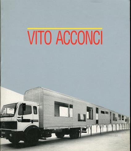 Vito Acconci - copertina