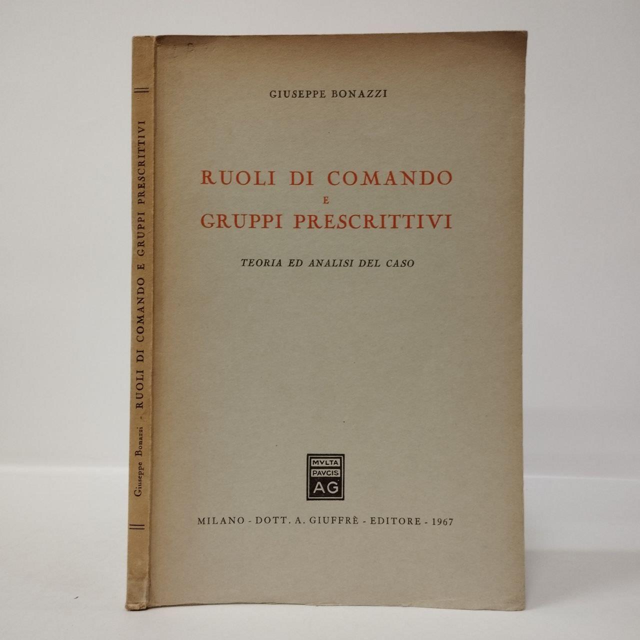Ruoli di comando e gruppi prescrittivi. teoria ed analisi del caso