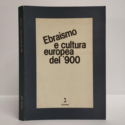 Ebraismo e cultura europea del '900 - copertina