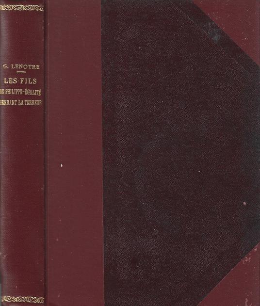 Les Fils de Philippe - Egalité - Georges Lenôtre - copertina