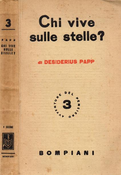 Chi vive sulle stelle? - Desiderius Papp - copertina