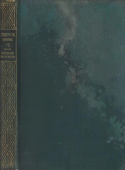 Edizione Nazionale delle opere di Giosue Carducci - Giosuè Carducci - copertina