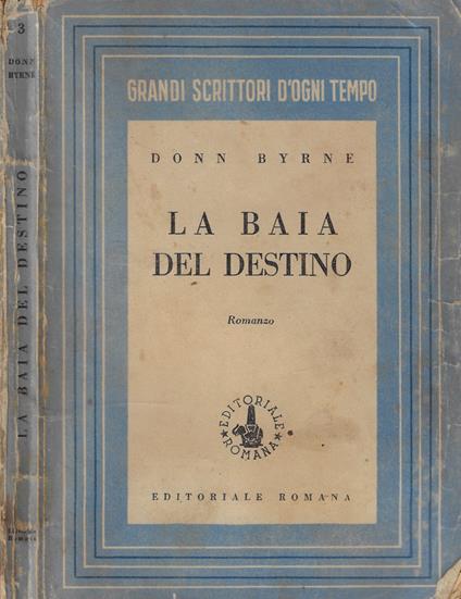 La baia del destino - Donn Byrne - copertina