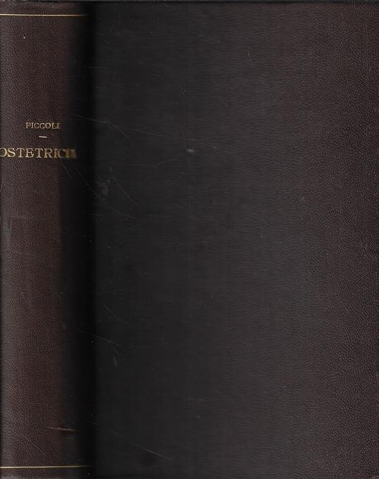 Manuale di ostetricia - Salvatore Piccoli - copertina