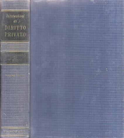 Istituzioni di diritto privato - copertina