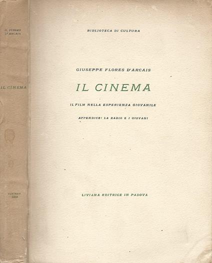 Il cinema - Giuseppe Flores D'Arcais - copertina