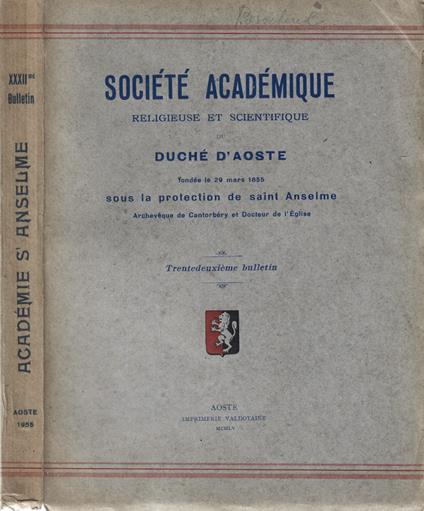 Société Académique - copertina