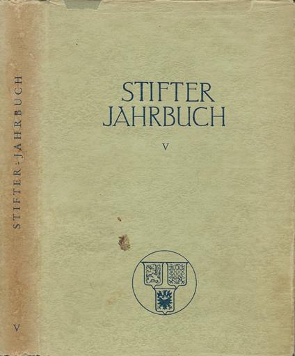 Stifter-Jahrbuch V - copertina