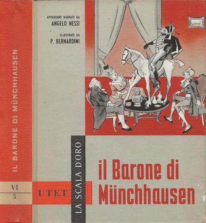 Il Barone di Munchhausen (Le avventure del famoso eroe) - Angelo Nessi - copertina