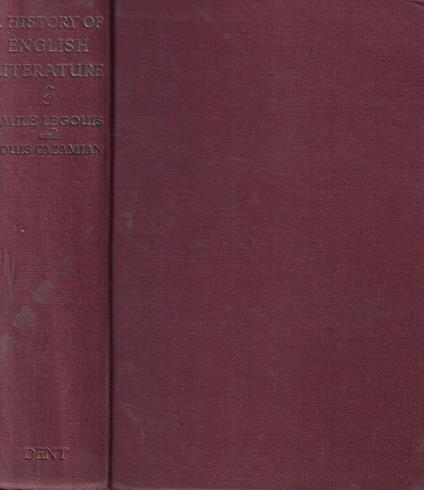 A history of english literature - copertina