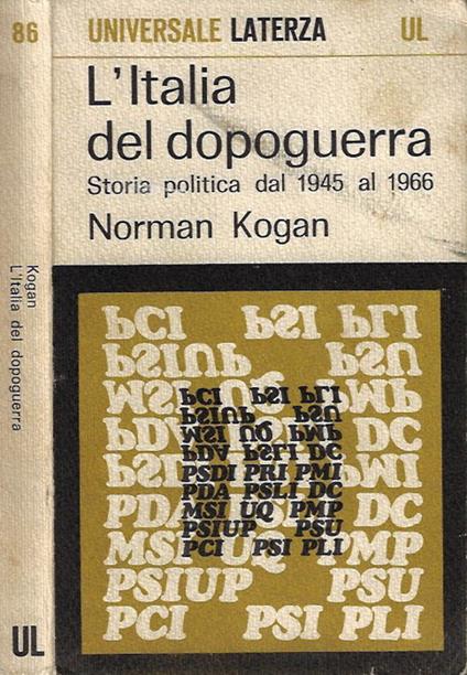 L' Italia del dopoguerra - Norman Kogan - copertina