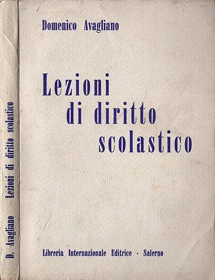 Lezioni di Diritto Scolastico - copertina