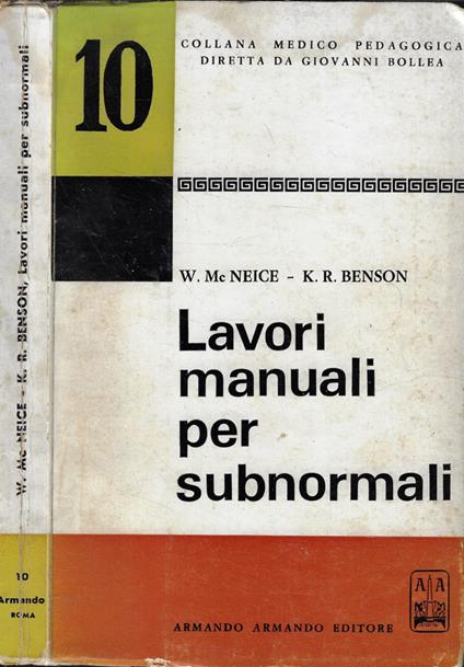 Lavori manuali per subnormali - copertina