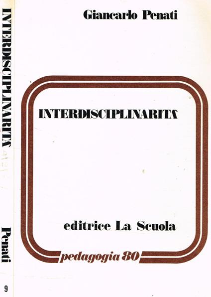 Interdisciplinarità - Giancarlo Penati - copertina