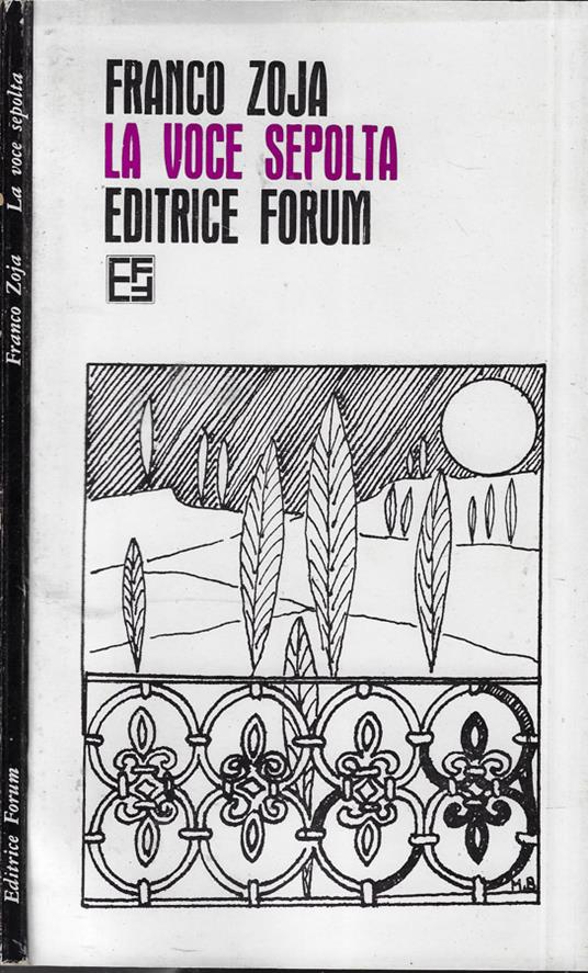 La voce sepolta - Franco Zoja - copertina
