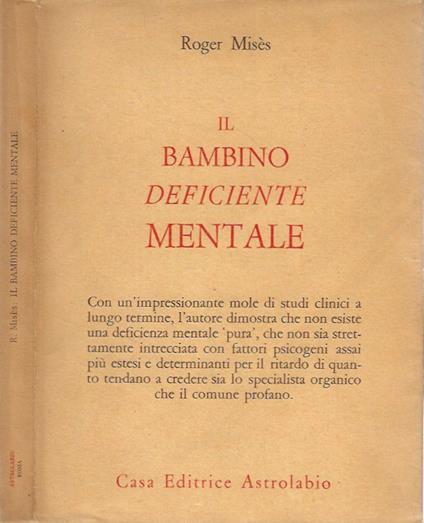 Il bambino deficiente mentale - Roger Misès - copertina