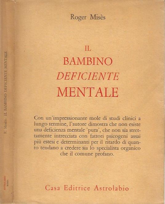 Il bambino deficiente mentale - Roger Misès - copertina
