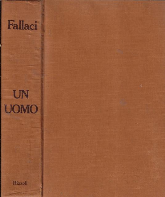 Un uomo - Oriana Fallaci - copertina