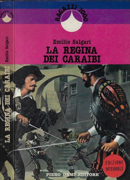 La regina dei caraibi - Emilio Salgari - copertina