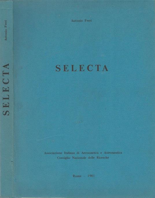 Selecta - Antonio Ferri - copertina