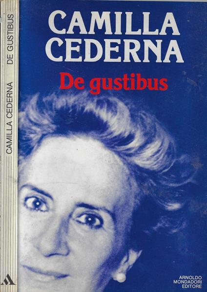 De gustibus - Camilla Cederna - copertina