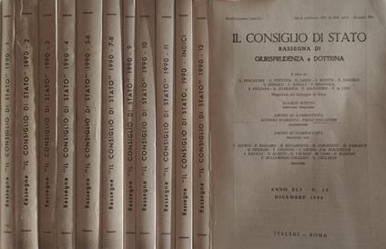 Il consiglio di Stato - copertina