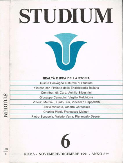 Realtà e idea della storia - copertina