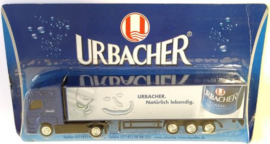 Camion Pubblicitario Mercedes Benz Axor Urbacher Water 1/87 Diecast