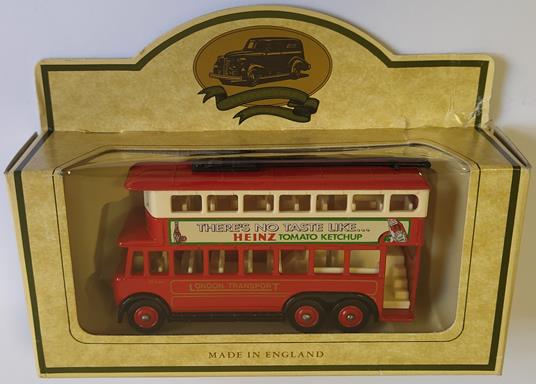 Lledo Promotional Model Trolley Bus Heinz Tomato Ketchup Diecast