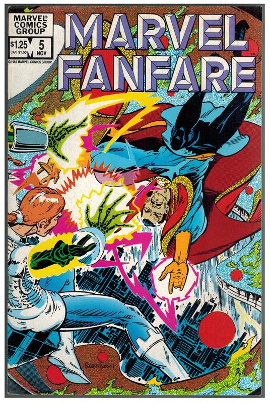 Marvel Fanfare No 5 Marvel Comics 1982 Rogers Russell F - copertina