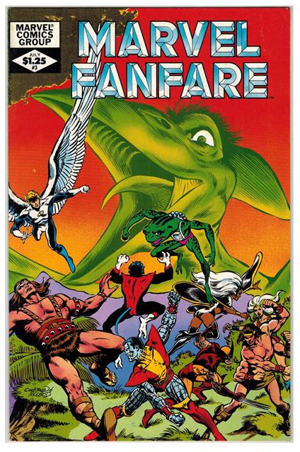 Marvel Fanfare 3 Marvel Comics 1982 Dave Cockrum VG - copertina