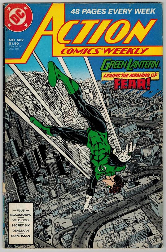 Action Comics Weekly 602 DC Comics 1988 G - copertina