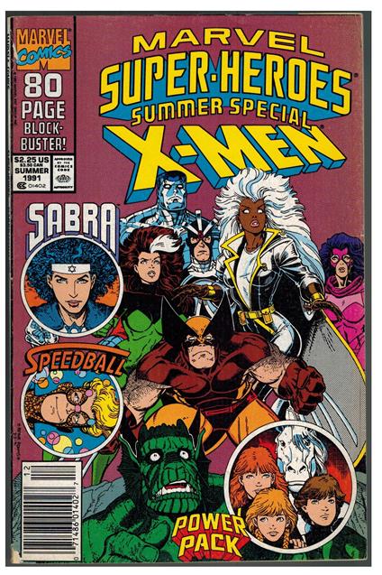 Marvel Super-Heroes Summer Special X-Men Marvel Comics # 6 - 1991 G - copertina