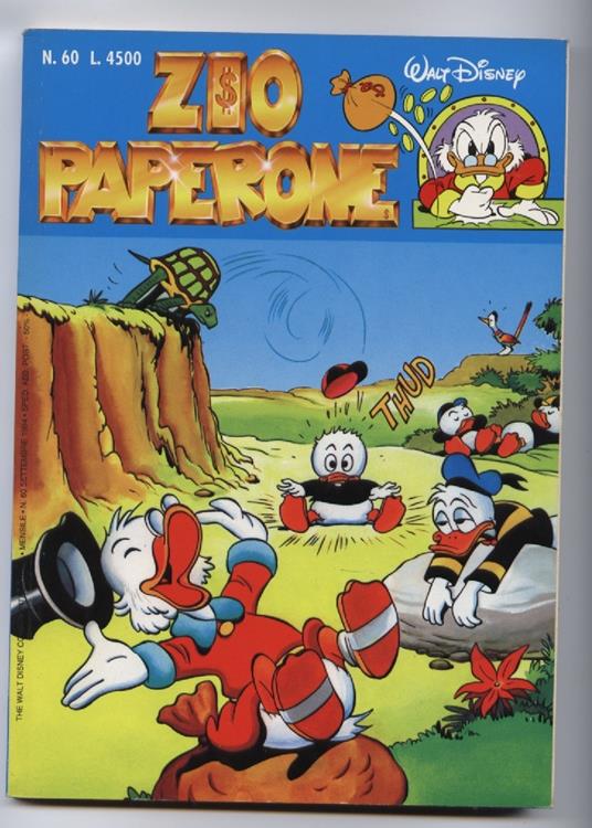 Zio Paperone N.60 Uncle Scrooge Comics 1994 Carl Barks - copertina