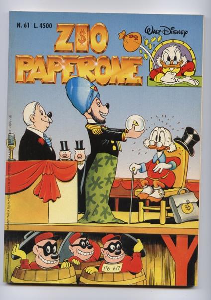 Zio Paperone N.61 Uncle Scrooge Comics 1994 Carl Barks - copertina