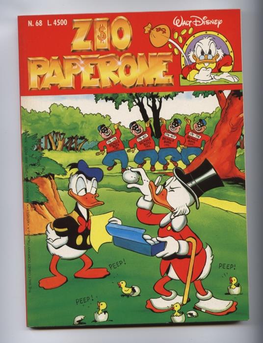 Zio Paperone N.68 Uncle Scrooge Comics 1995 Carl Barks - copertina