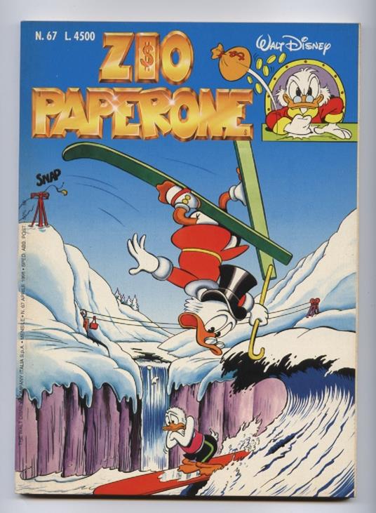 Zio Paperone N.67 Uncle Scrooge Comics 1995 Carl Barks - copertina