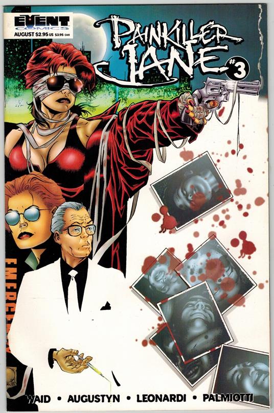 Painkiller Jane no. 3 Event Comics 1997 Leonardi Variant Cover VF - copertina