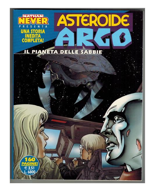 Nathan Never Asteroide Argo Agenzia Alfa 8 Bis Bonelli 2002 - copertina