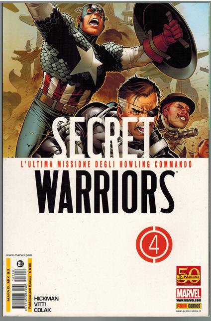 Marvel Mix 93 Secret Warriors 4 Panini Comics 2011 - copertina