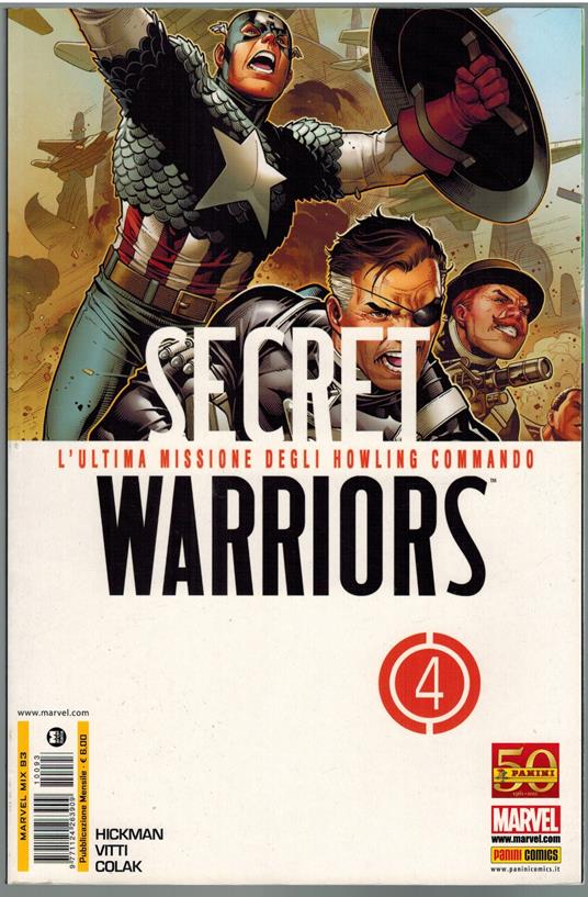 Marvel Mix 93 Secret Warriors 4 Panini Comics 2011 - copertina