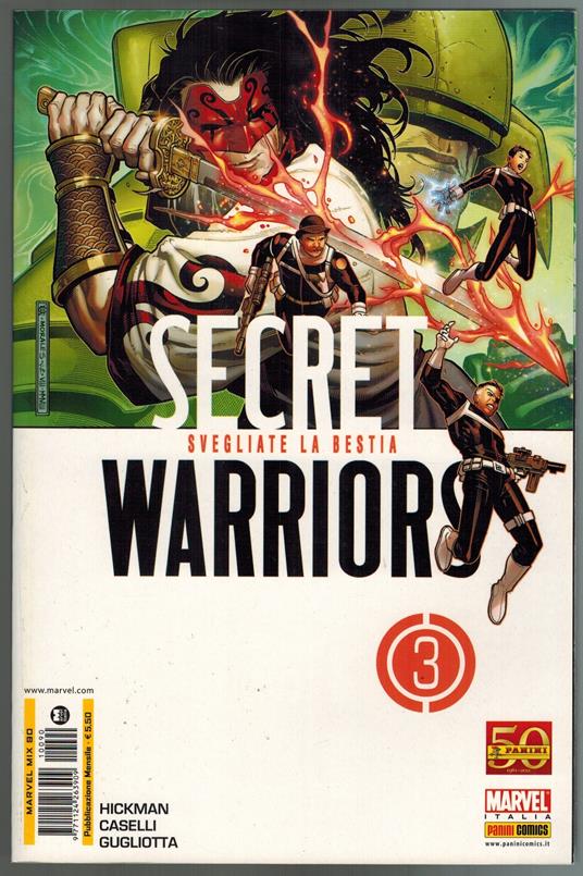 Marvel Mix 90 Secret Warriors 3 Panini Comics 2011 - copertina