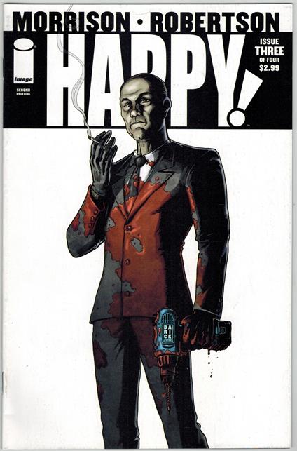 Happy 3 Morrison Robertson Image Comics 2013 2nd print VF - copertina