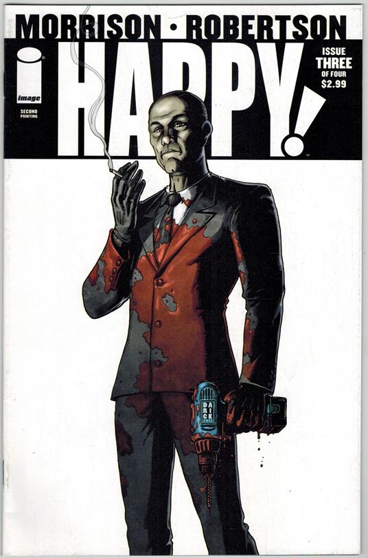 Happy 3 Morrison Robertson Image Comics 2013 2nd print VF - copertina