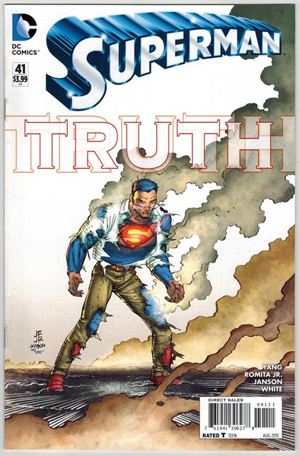 Superman 41 Truth DC Comics 2015 VF - copertina