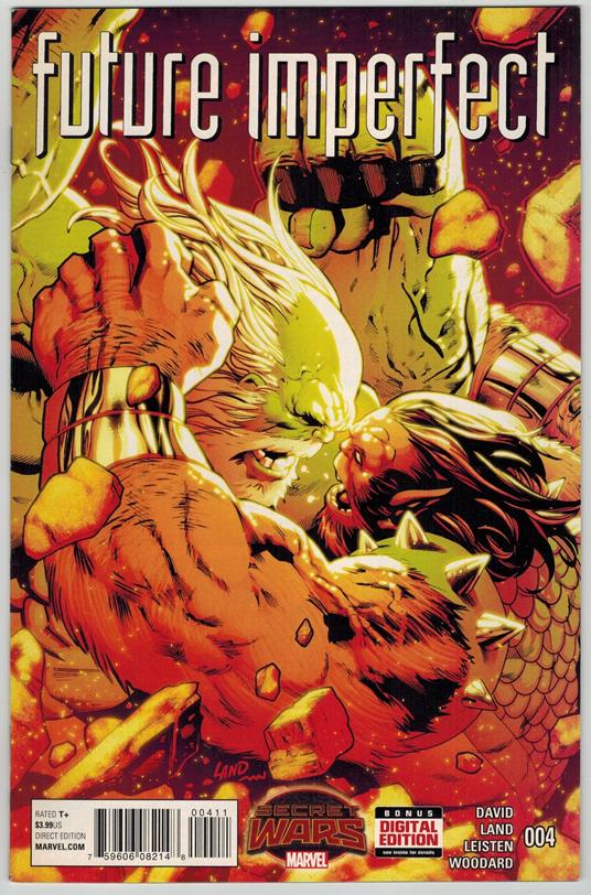 Future Imperfect 4 Marvel Comics 2015 VF Greg Land Cover - copertina