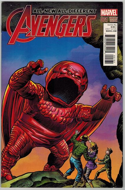 All New All Different Avengers 1 Kirby Variant Marvel Comics 2016 VF - copertina