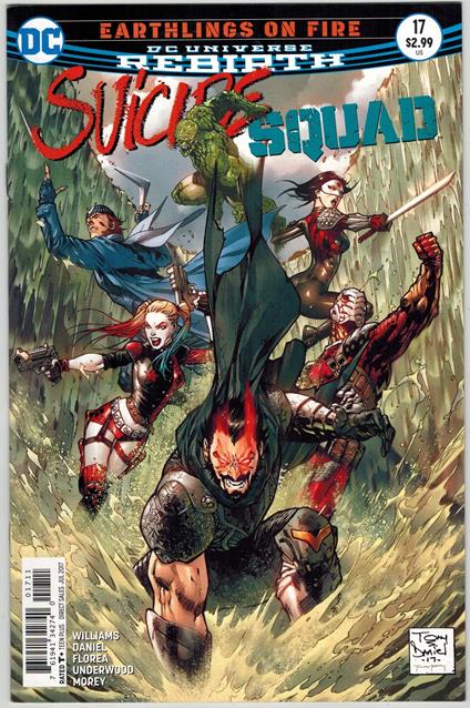Suicide Squad 17 DC Comics Rebirth 2017 VF Tony S. Daniel Variant - copertina