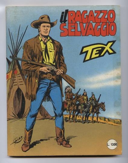 Tex 319 Il ragazzo selvaggio 1987 G. Ticci - copertina
